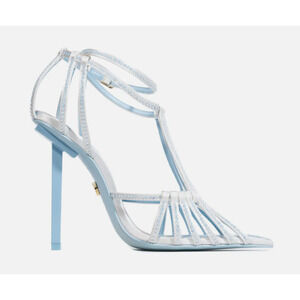 Chill Pill Satin High Heel - White